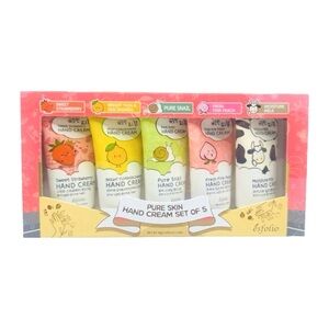 Esfolio Pure Skin Hand Cream - Set of 5 - 1.059 oz / 30g x 5 - Korean Skincare